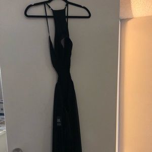 Express Black Dress- Middle Cut Out (XS)